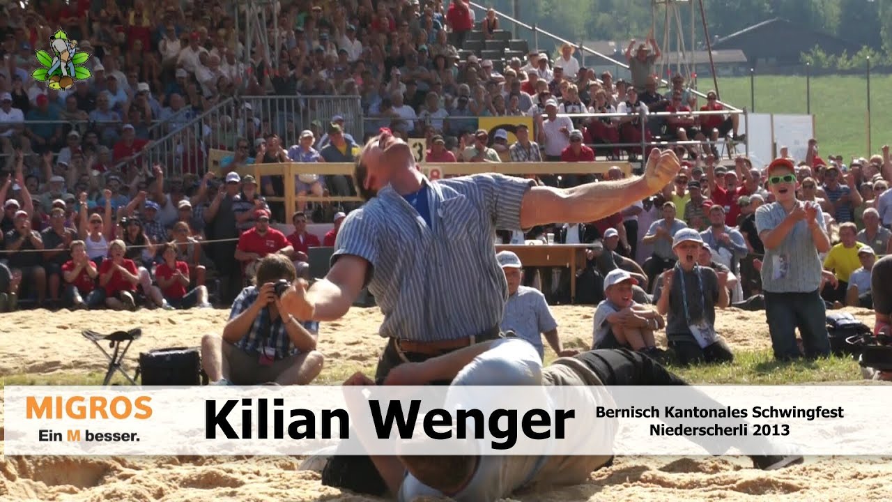 Wenger Kilian am Bernisch Kantonalen Schwingfest in Niederscherli 2013