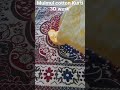 Premium Mulmul printed Chikankari Lucknowi Kurti with 3D work