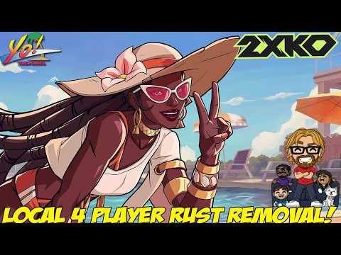 2XKO! Local 4 Player Rust Removal! - YoVideogames