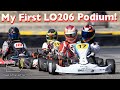 My First LO206 Podium! | Tri-C Karters CalSpeed Karting Tecnico Race Highlights