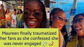 Maureen finally traumatized her fans as she confessed she was never engaged 💍 🤣 