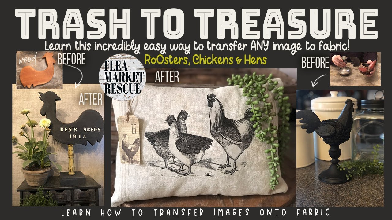 TRASH TO TREASURE DIY THRIFT STORE HOME DECOR MAKEOVER - HOW TO ...
