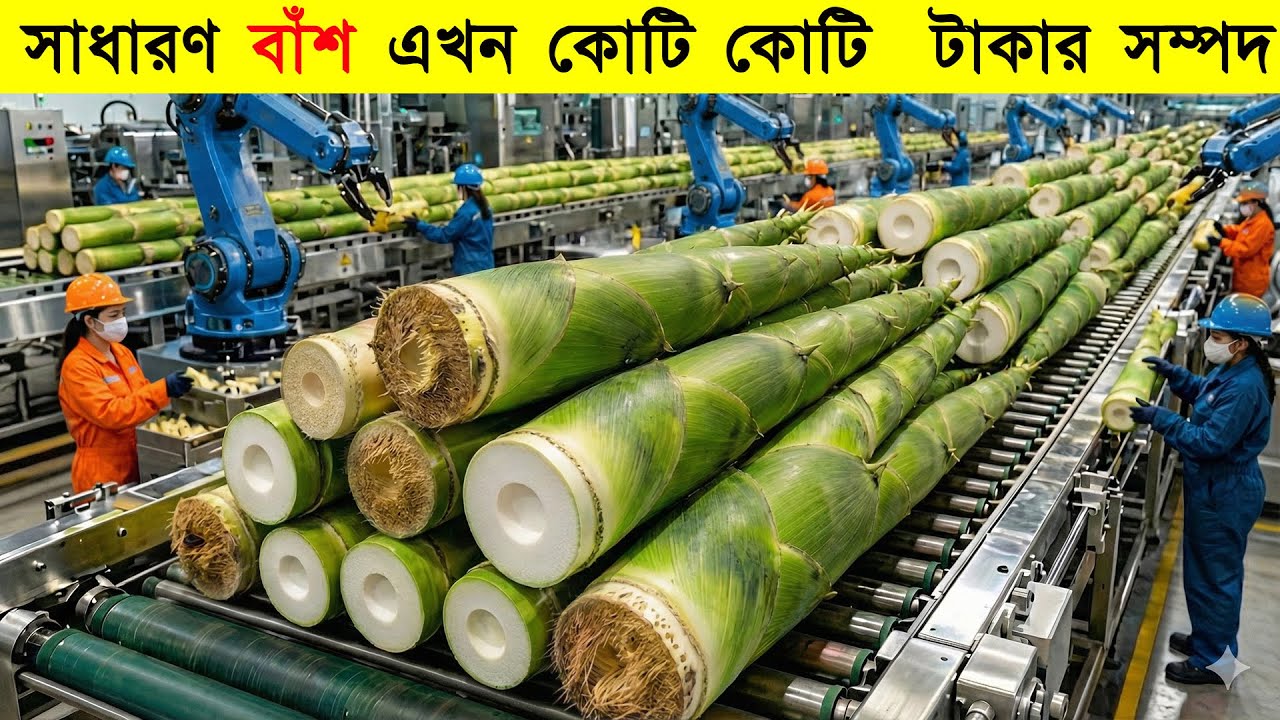 জঙ্গলের সাধারণ বাঁশ কীভাবে দামী খাবারে পরিণত হয়? Inside a Modern Bamboo Shoot Industry