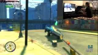 Logitech DriveFX Steering Wheel/Pedals Review - GTA IV x360 Multiplayer Races! Pt. 1