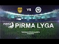 Pirma lyga 2021.13 turas: FA „Šiauliai“  – FK „Jonava“