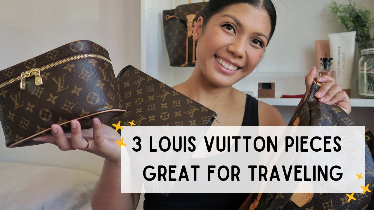 3 LOUIS VUITTON TRAVEL PIECES YOU NEED // Toiletry Pouch 26, Nice Mini,  Bumbag