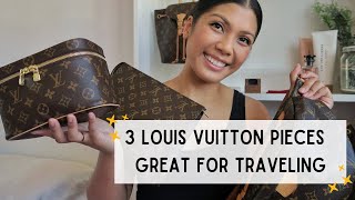 3 LOUIS VUITTON TRAVEL PIECES YOU NEED // Toiletry Pouch 26, Nice Mini, Bumbag | Michelle Orgeta