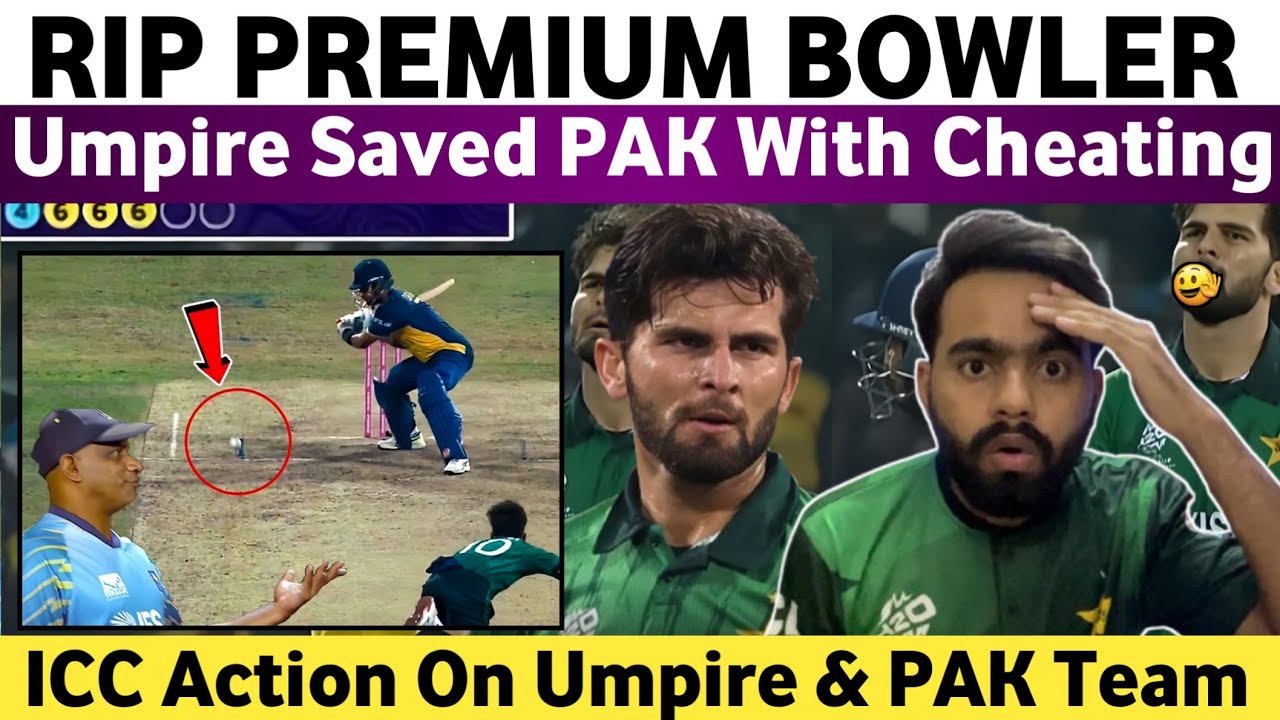 Big News : ICC Action on Umpire | Pak Vs Sl Wide Ball Controversy | Shanaka Sixes To Shaheen Afridi 