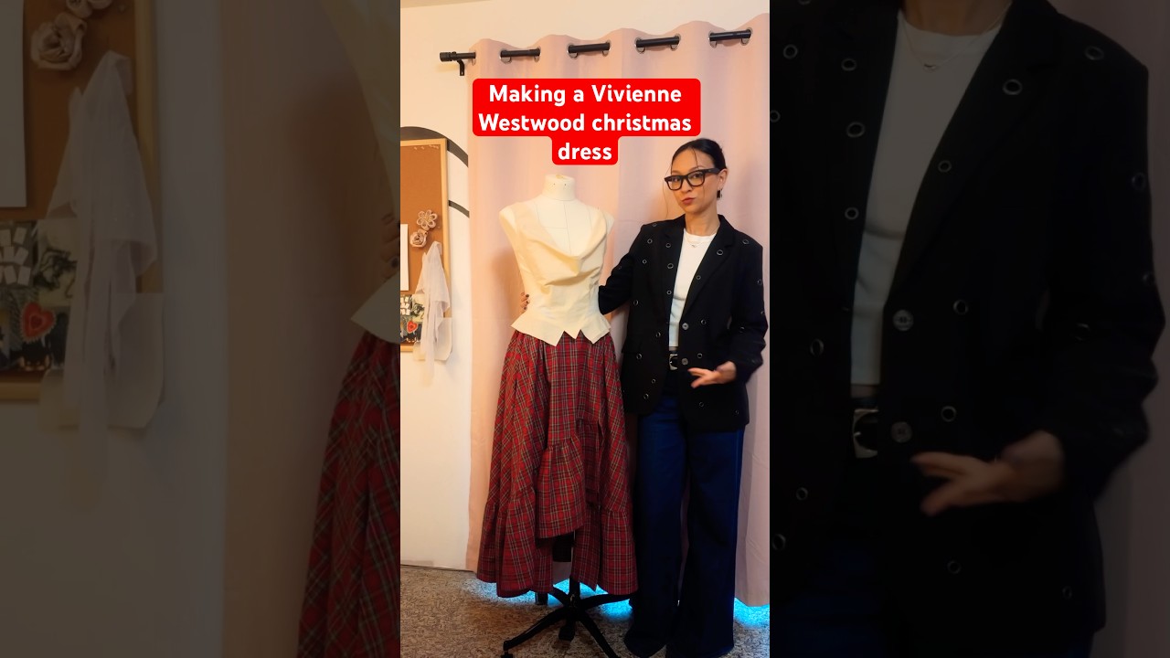 создаем рождественское платье по мотивам Вивьен Вествуд!! 