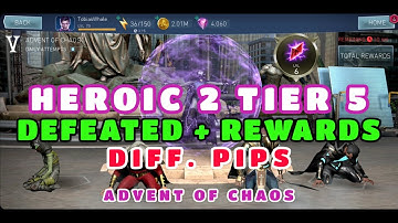 Advent of Chaos - HEROIC 2 TIER 5 - BOSS RAVEN DEFEATED + REWARDS