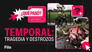 Buenos Aires: temporal y estado de emergencia | #QuéPasó
