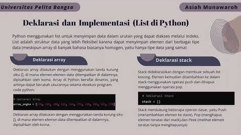 mendeklarasi dan mengimplementasi study kasus data array dan data stack #semogabermanfaat #cafeit