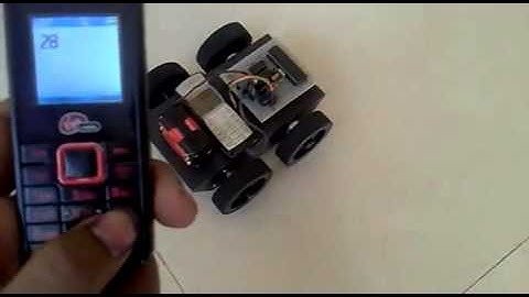 GSM Controlled Robot