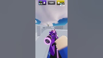 hyper sniper just gave me god aim or somethin (im in crippling debt now😭) #rivals #roblox #trickshot