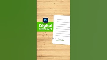 Make Your Own Digital Signature in Photoshop in 30 Seconds! ⚡ #shorts