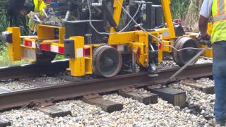 Replacing railroad ties part 1