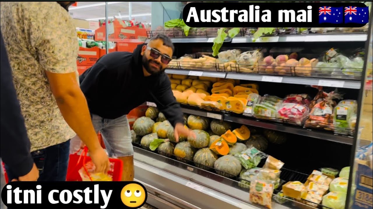 Australia Grocery Shopping 🇦🇺 Nadir Raza Vlogs NSJVlogs tusharbareja2373 YouTube