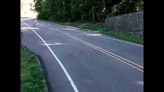 Longboarding downhill 50mph plus Lake Fort Smith, AR