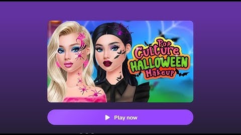 Html5 Game Pop Culture Halloween Makeup How to play?