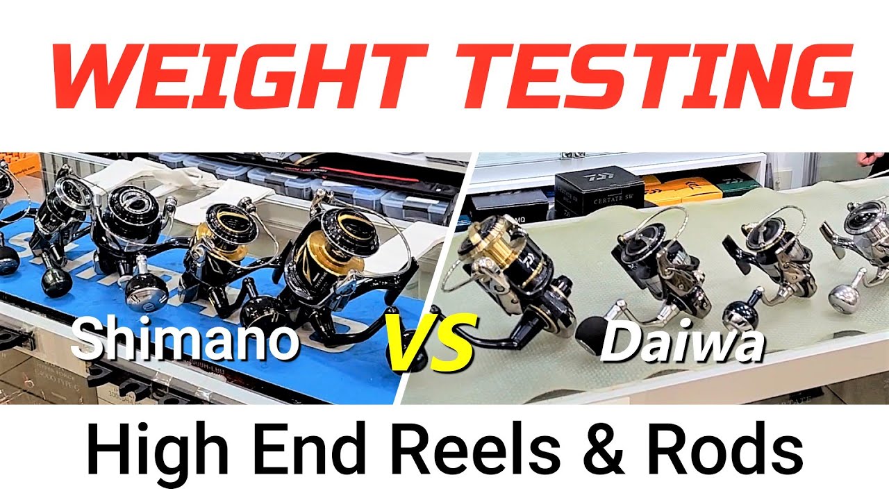 Weight Testing High End Shimano & Daiwa Reels, and Shore Jigging Rods 