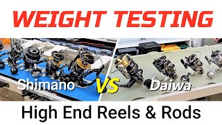 Weight Testing High End Shimano & Daiwa Reels, and Shore Jigging Rods