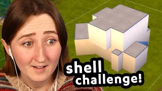 i made a *tiny* shell challenge in the sims (Streamed 1/12/24)