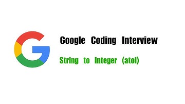 Google Coding Interview Question | Leetcode 8 | String to Integer (atoi)