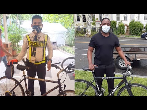Video: Specializată pentru a oferi biciclete gratuite lucrătorilor esențiali în timpul blocării
