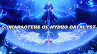 Differences In Hydro Catalyst Character Animation Barbara To Columbina