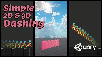 How to Create Dash Mechanic in 2D and 3D Games | Unity Beginner Tutorial