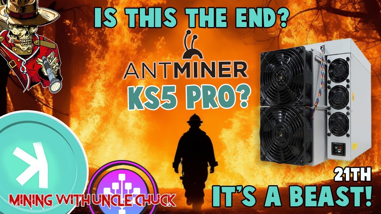 Antminer KS5 Pro Kaspa MIner Is A Beast But? Time To Start Sweating If Your  A Kaspa Miner!