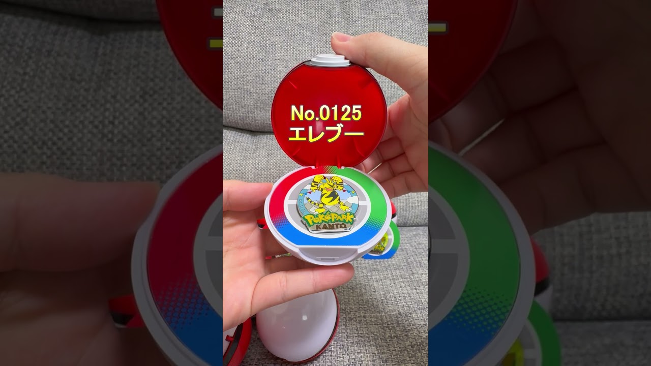 ポケパークカントーで大人気のモンスターボール(ピンズ)を開封