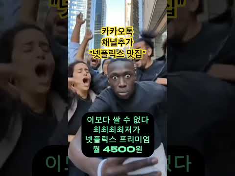 넷플릭스 여기가 최저가!!