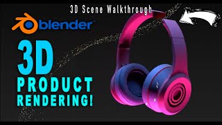 CGI Headphone Commercial Renders in Blender 3d: Full Walkthrough
