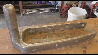 Final Clean Up of 200 Year Old Ships Rudder Pintle 24th June 2026