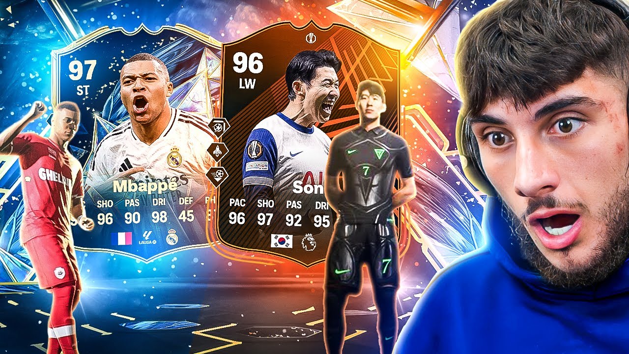 I Packed 97 TOTS Mbappe & 96 Son!