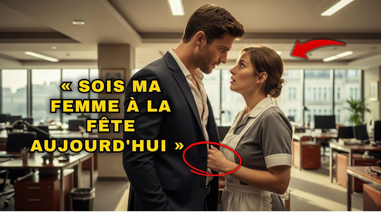 « SOIS MA FEMME À LA FÊTE AUJOURD'HUI, ACCEPTES-TU? » DIT LE MILLIONNAIRE À LA DOMESTIQUE ET...