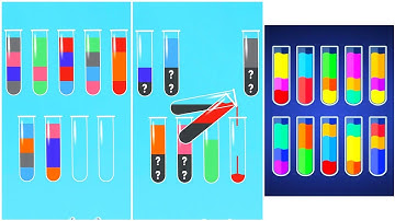 Water Sort Puz Color Gameplay 5 , Android Games ios Walkthrough Simulator Think Brain Puzzle