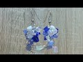 Серьги. Серьги своими руками. Серьги из сколов. Earrings