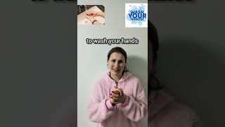 Learn how to sign 'to wash your hands' in Makaton! #washyourhands #learnmakaton  #hygiene