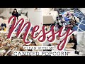 MESSY HOUSE CLEAN WITH ME / DECLUTTERING AND ORGANIZING