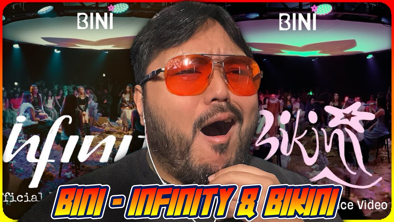 BINI | Официальное видео живого выступления с песнями «Infinity» и «Bikini» | РЕАКЦИЯ