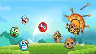 Red Bounce Ball Heroes Game Gameplay Walkthrough Part 1 screenshot 5