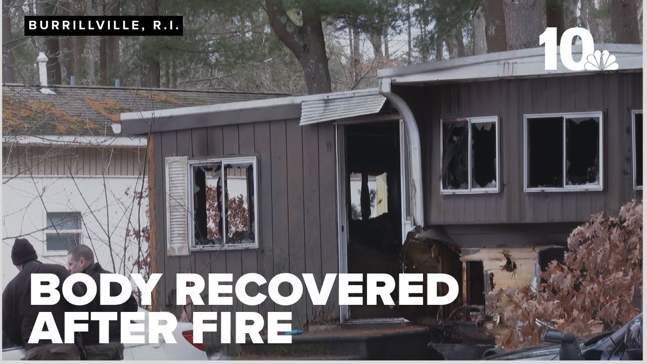 Firefighters find body in Burrillville home after fire - YouTube