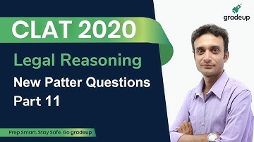 CLAT 2020 | New Pattern Questions | Legal Reasoning | Part 11 | Surajit Bhaduri | Gradeup