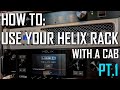 How to use your modeler with a guitar cab pt 1  assembling the rack  power amp with helix  sjss