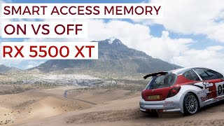 AMD Smart Access Memory SAM On Vs Off 2023 RX  5500XT Ryzen 5 3600