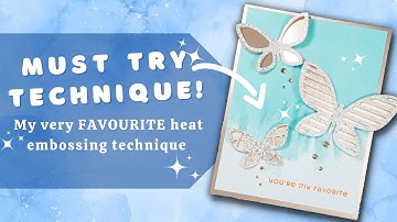 AMAZING Heat Embossed Backgrounds | WOW Embossing Powder
