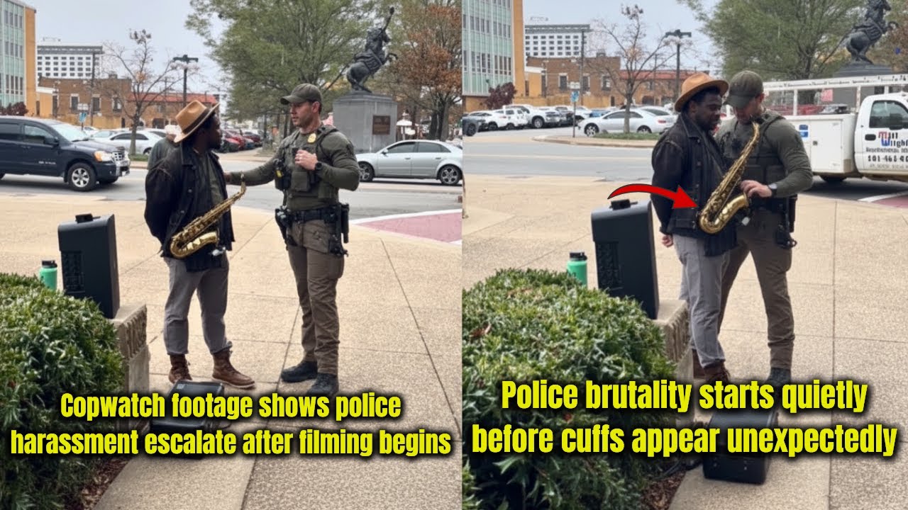 Police Harassment Caught On Camera After Saxophone Performance