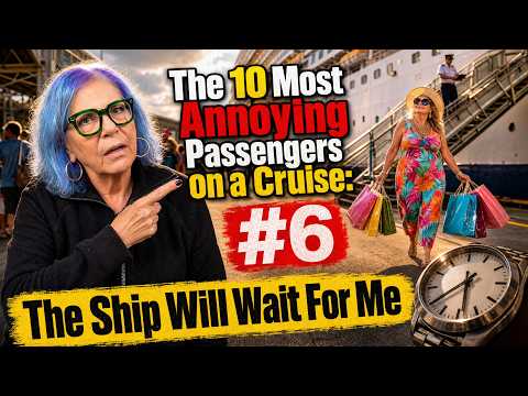 10 Most Annoying Passengers on a Cruise: 6. The Ship will Wait for Me. | Sisterhood Travels